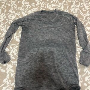 Gray Long Sleeve Top Lululemon